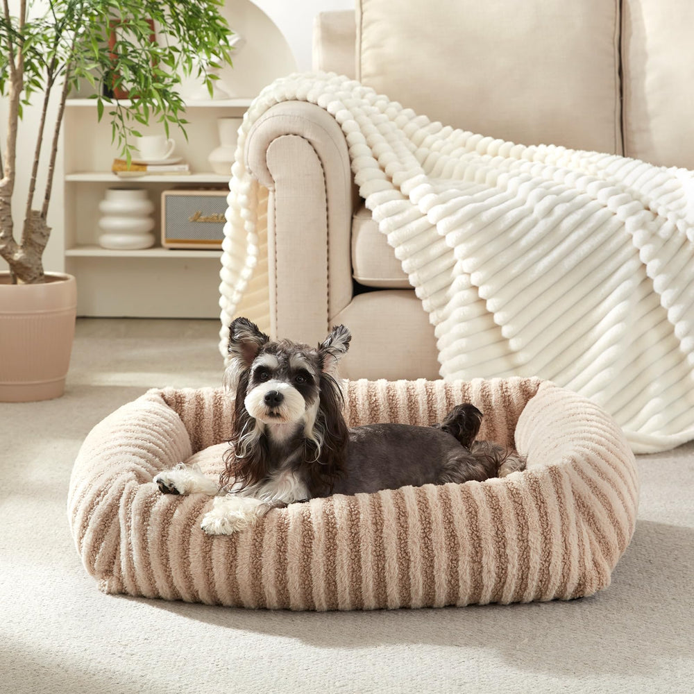 Cama MIXJOY para perros pequeños con funda removible y lavado fácil.