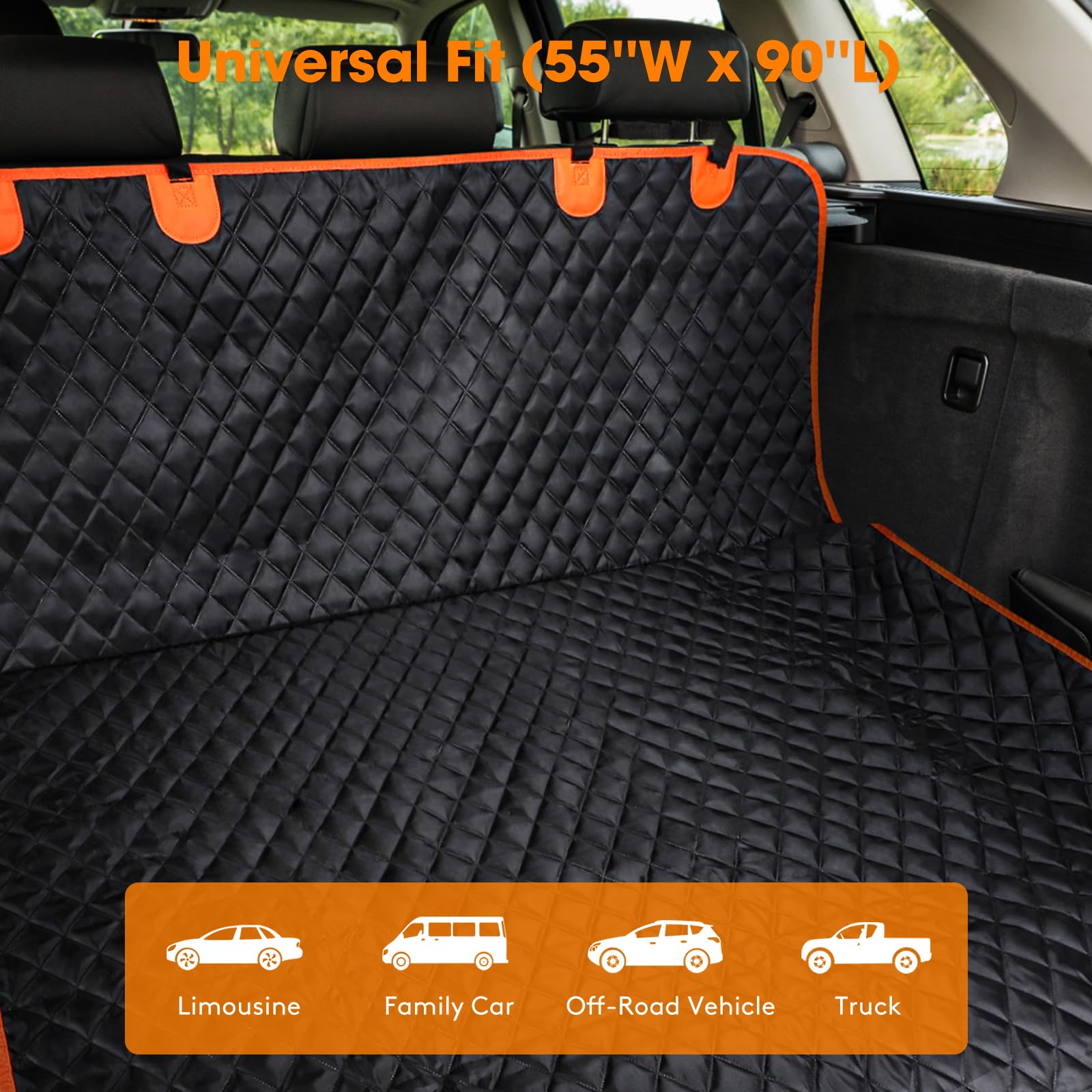 MIXJOY tela resistente al agua facilita limpieza del coche.