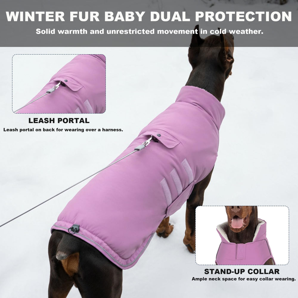 Mklhgty Extrawarm perro capa-reflectante mejora la visibilidad en poca luz