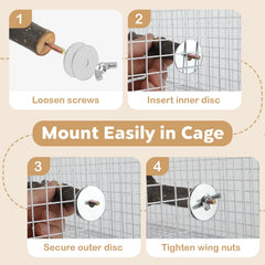Ramitas naturales Mkobon para jaula de aves