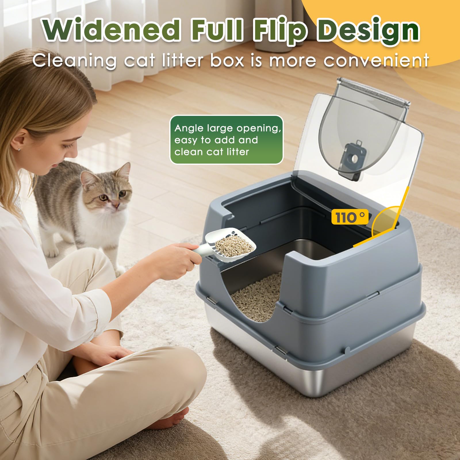Modign puerta plegable: limpieza rápida sin desarmar