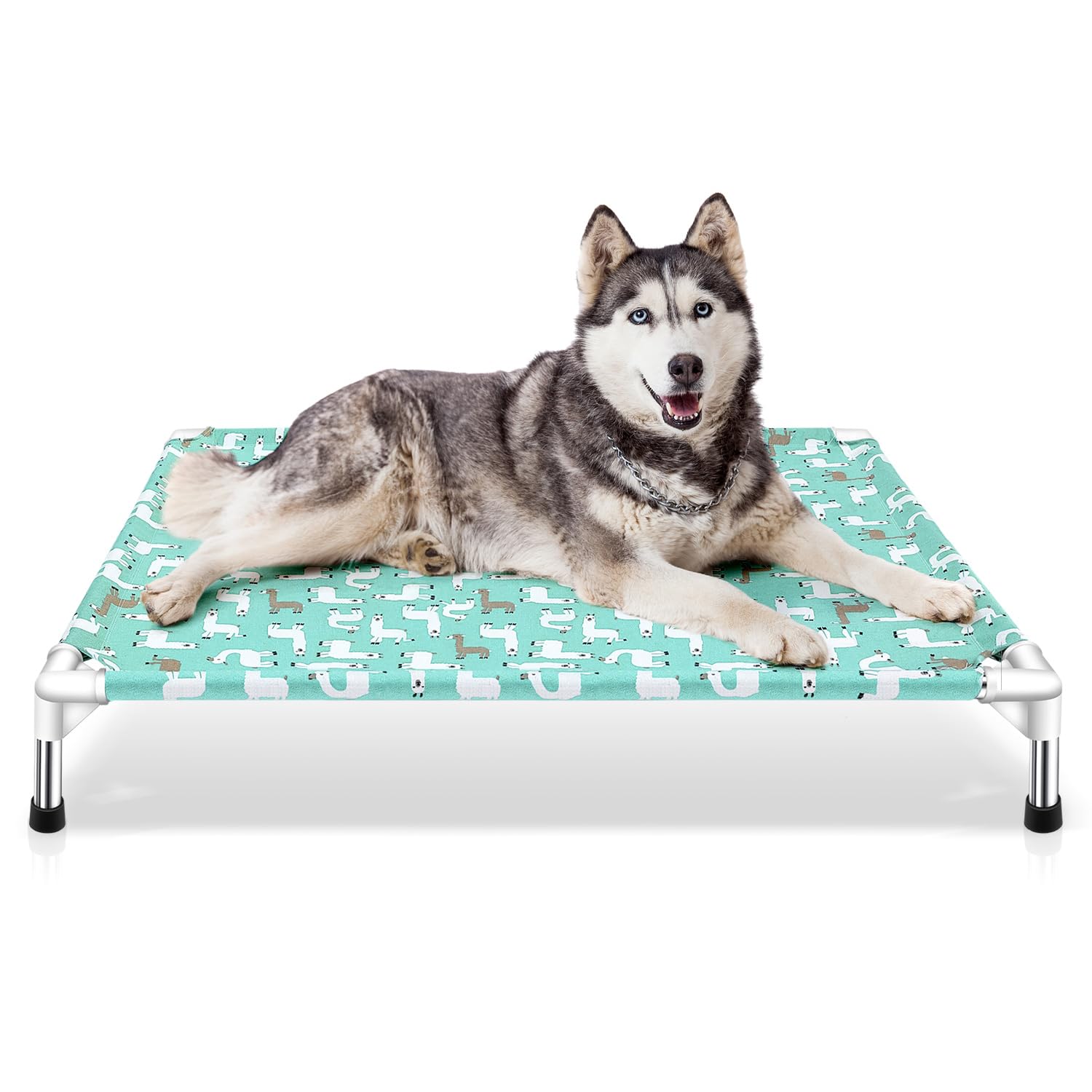 Modorki Cama elevada para perro grande, uso interior y exterior, confort duradero.