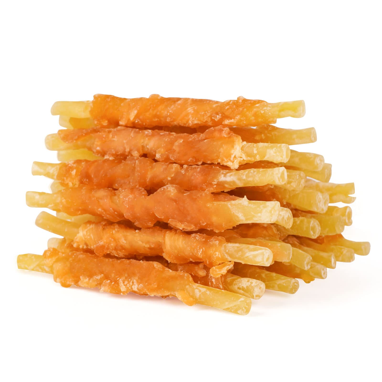 MON2SUN Bastones bacalao envueltos pollo, snack sabroso para perros pequeños.