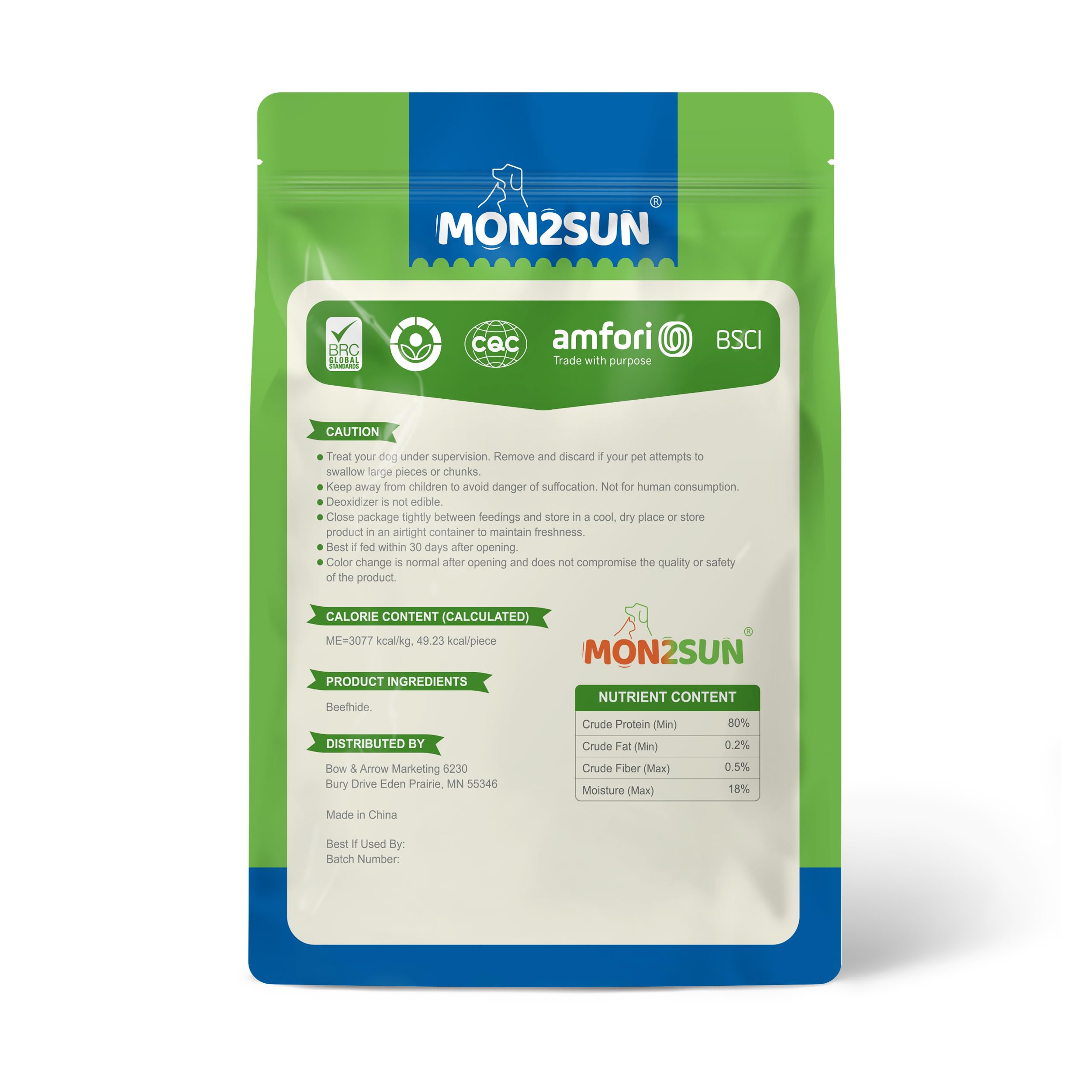 MON2SUN Caja de 60 piezas en paquete, opción ahorro
