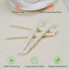 MON2SUN dientes sanos con twist crudo para limpieza suave.