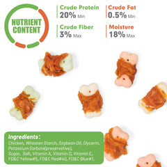 MON2SUN galletas de pollo con vitaminas para ojos y pelaje saludable