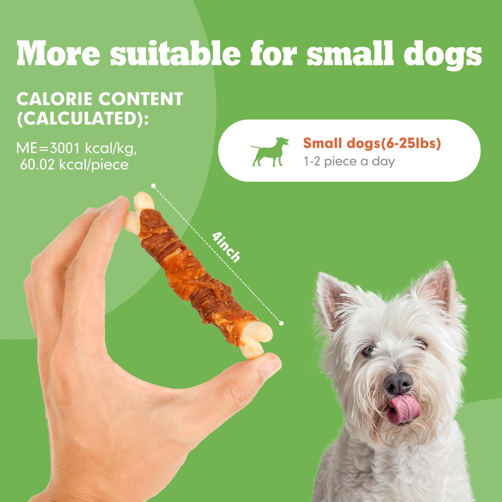 MON2SUN Limpieza dental suave con mordida para perros pequeños.