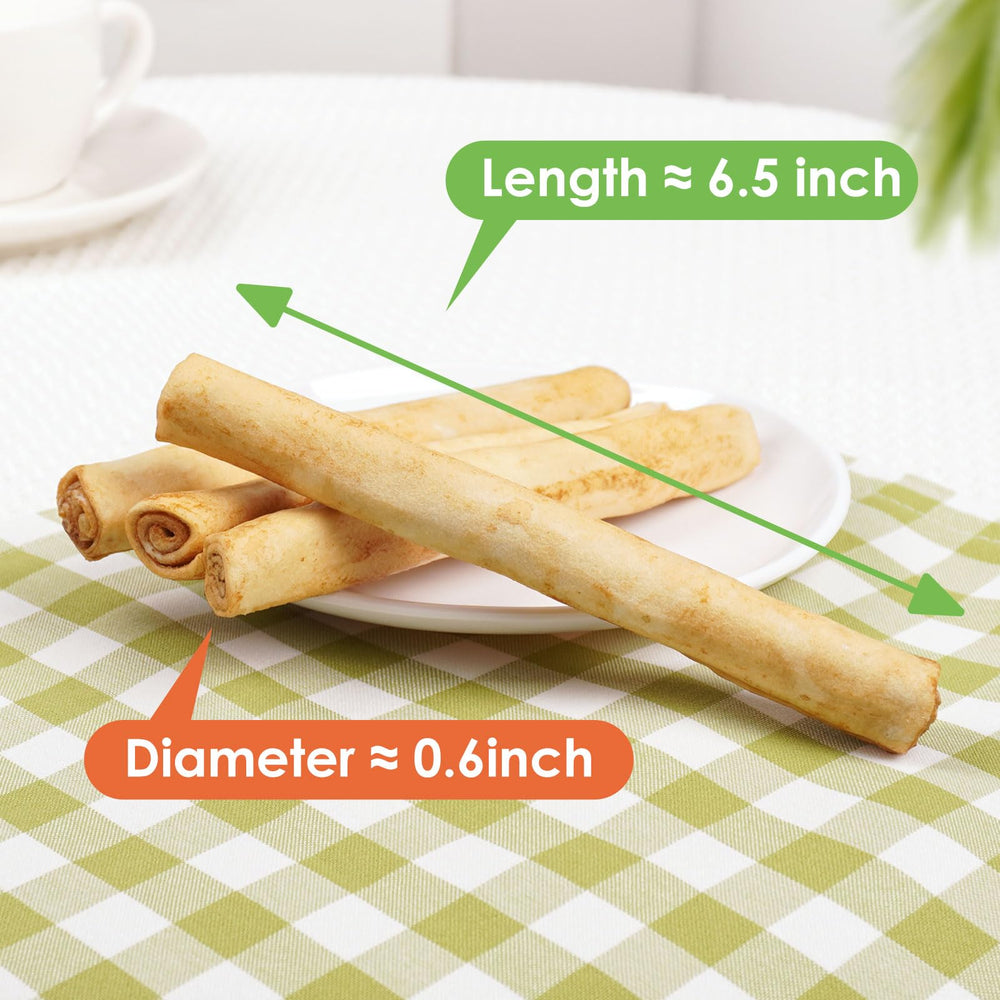MON2SUN mordilles twist rawhide, 6-5 pouces, favorise une dentition propre.