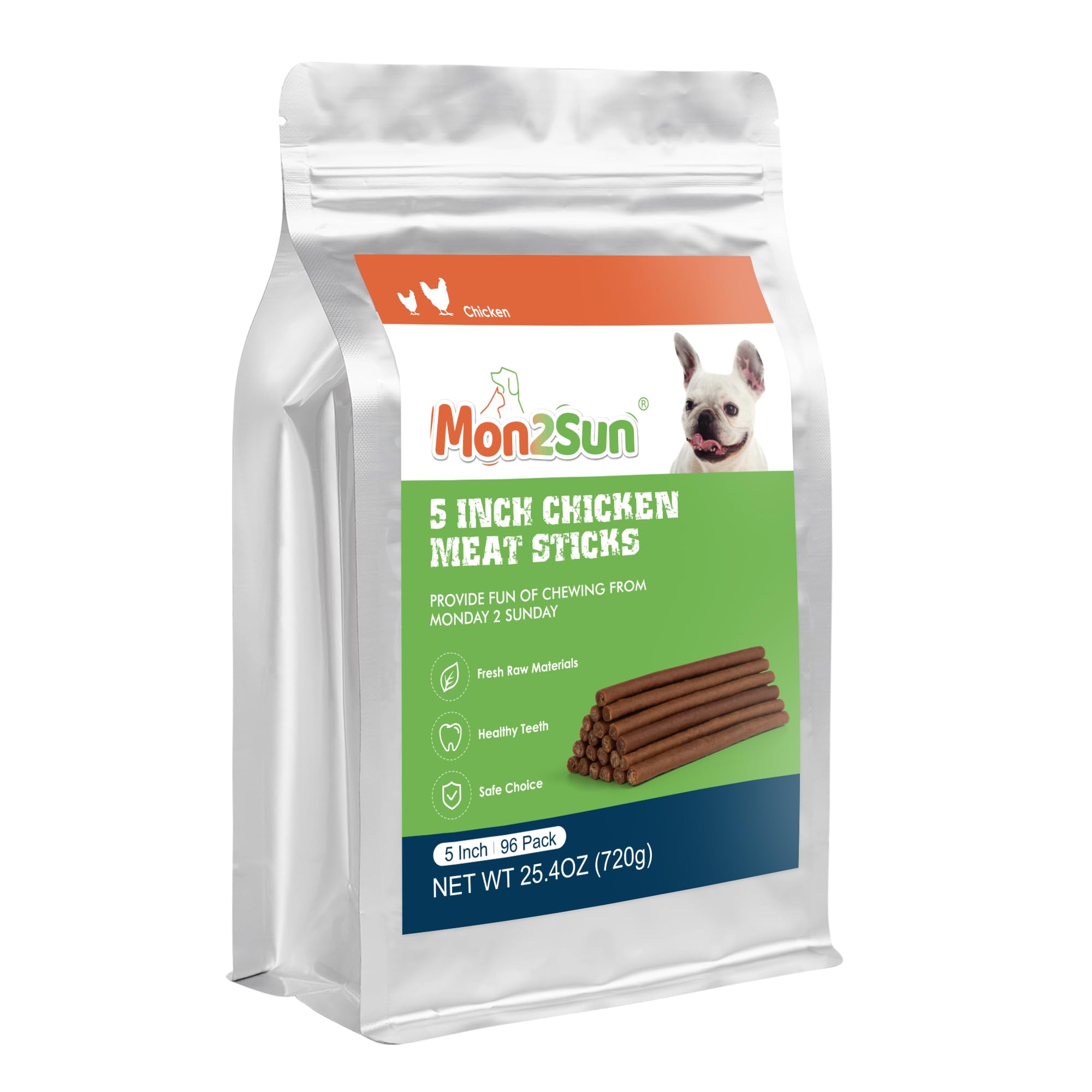 MON2SUN pack-96-unidades-25-4oz: opción práctica para familias con perros pequeños.