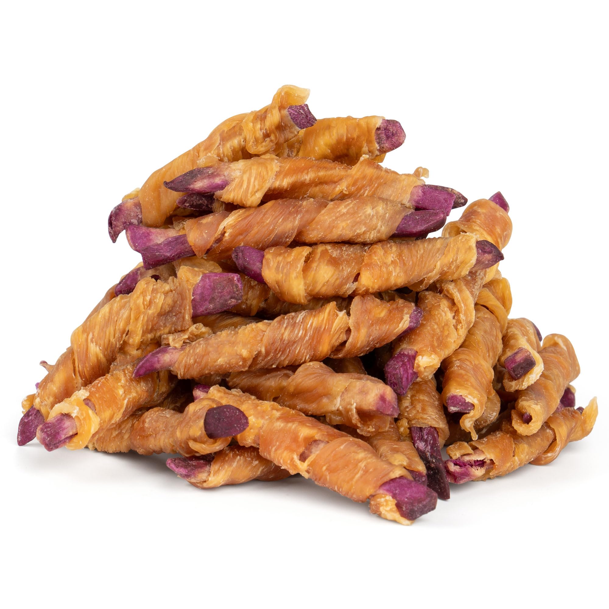 MON2SUN pollo envuelto en batata morada, premio sabroso para entrenamiento diario