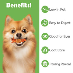 MON2SUN Premios para perro: tamaño pequeño ideal para perros pequeños.