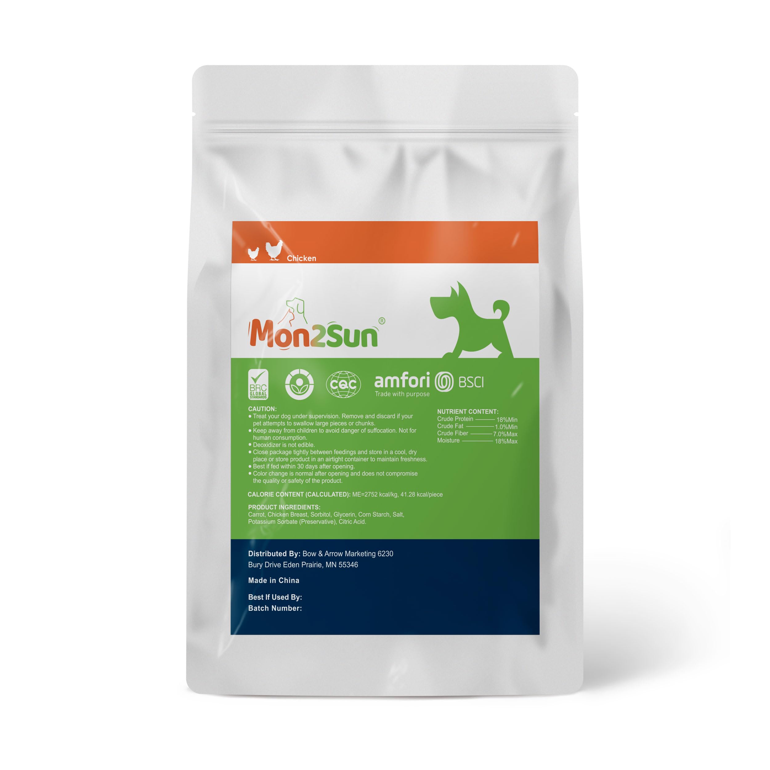 MON2SUN Premios para perro: uso diario como snack sabroso y práctico.