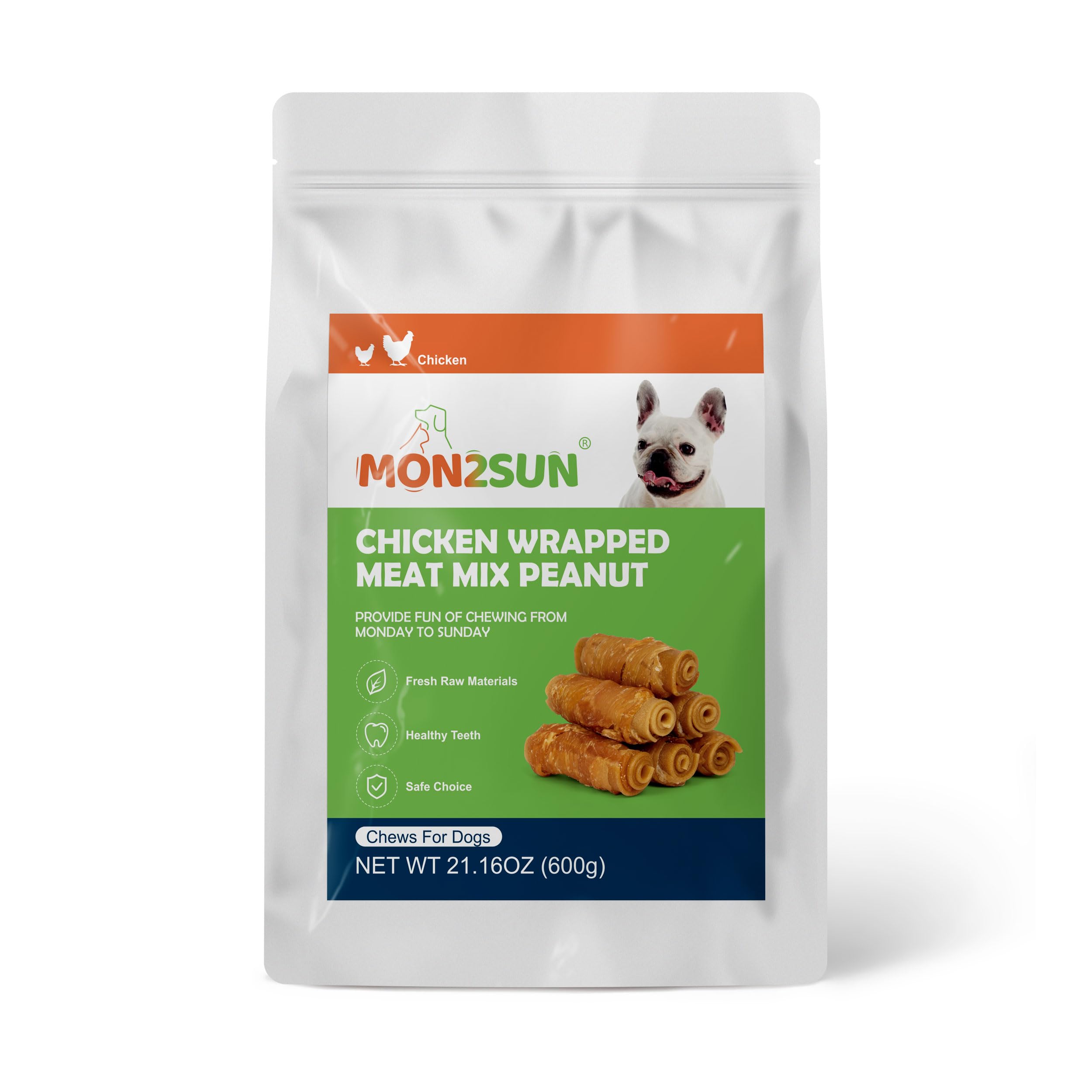MON2SUN sabor mantequilla de cacahuete; paladar sabroso para perros