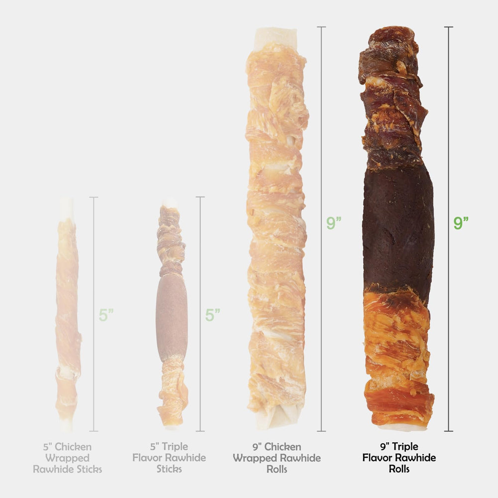 MON2SUN sabor triple que estimula la merienda y el interés del perro