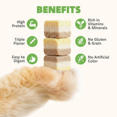 MON2SUN snack alto en proteína para perros y gatos