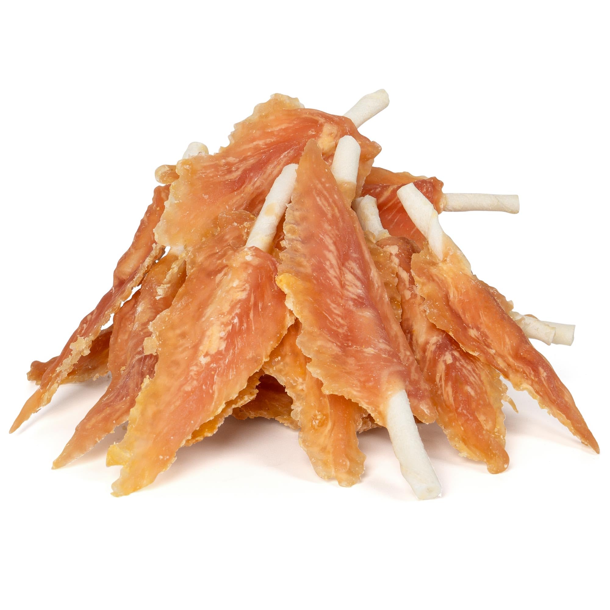 MON2SUN Trenza de pollo 4-4-5 pulgadas para perros pequeños, ideal para masticar.