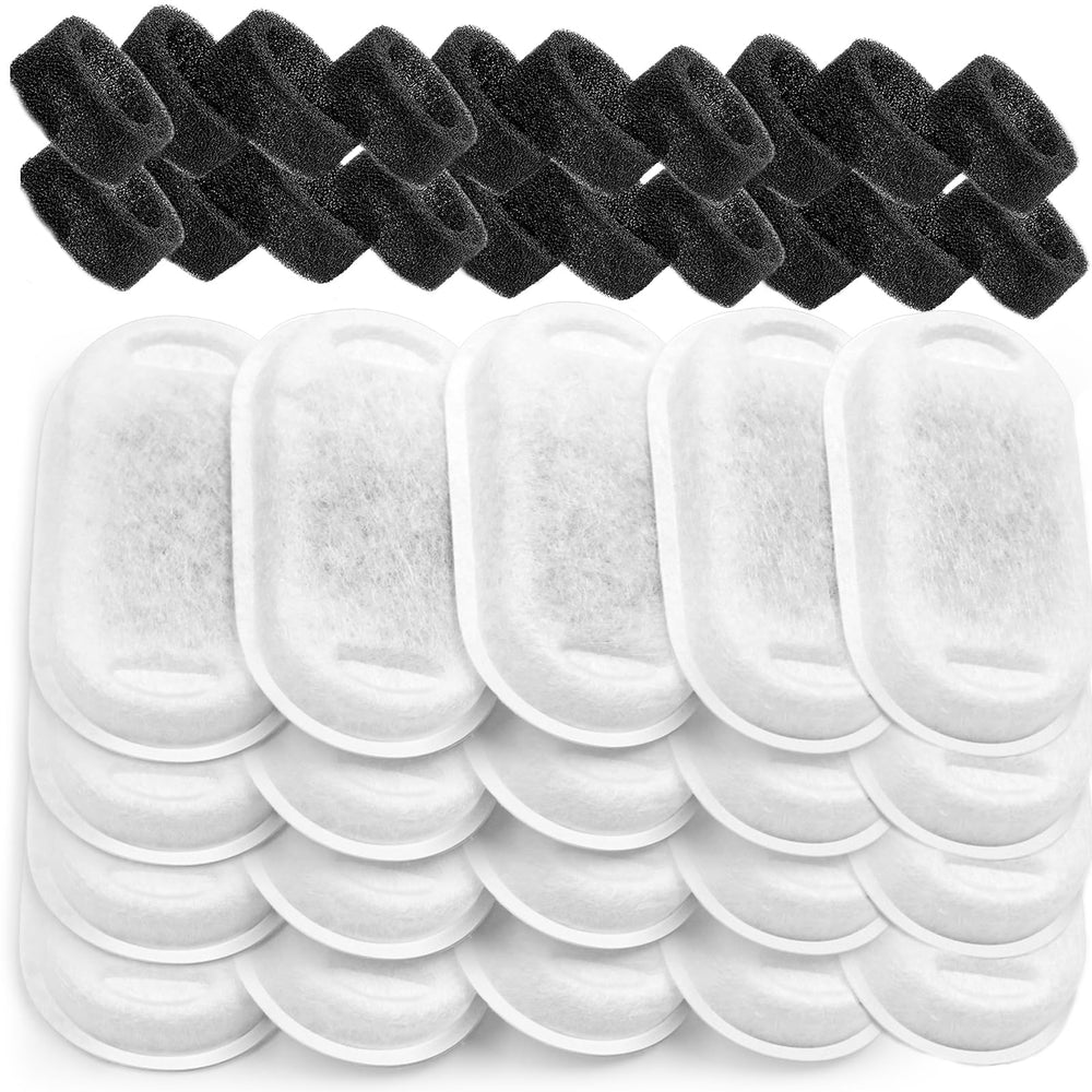 Filtros Monsin para fuente gatos acero inoxidable 67oz-2l mejora sabor del agua.