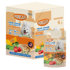 MOOCHIE, bolsa de comida húmeda para perros, fresca y lista para servir.