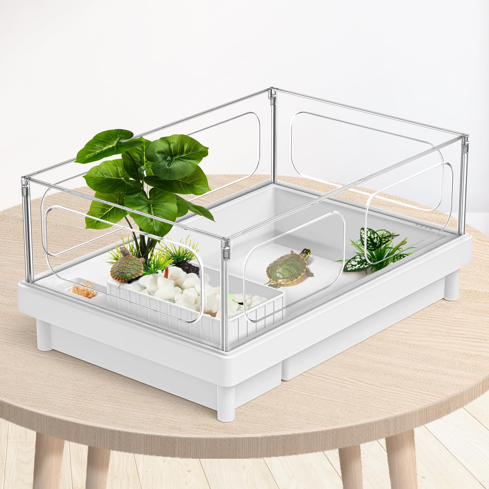Moonorange plantas artificiales para acuario, decoración duradera