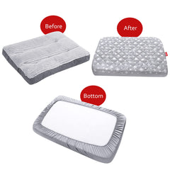 Moonsea funda con borde elástico; ajuste seguro en camas redondas o rectangulares