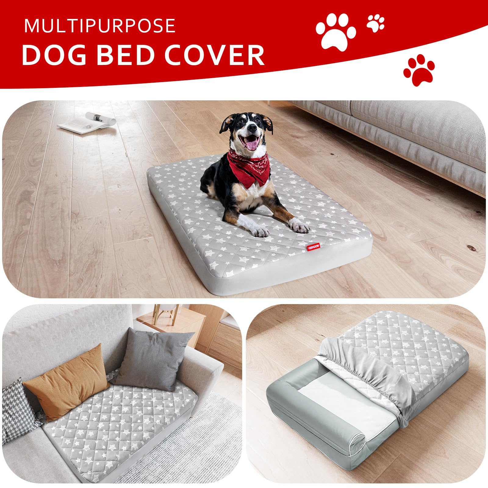 Moonsea funda cama perro resistencia y duradera para uso diario