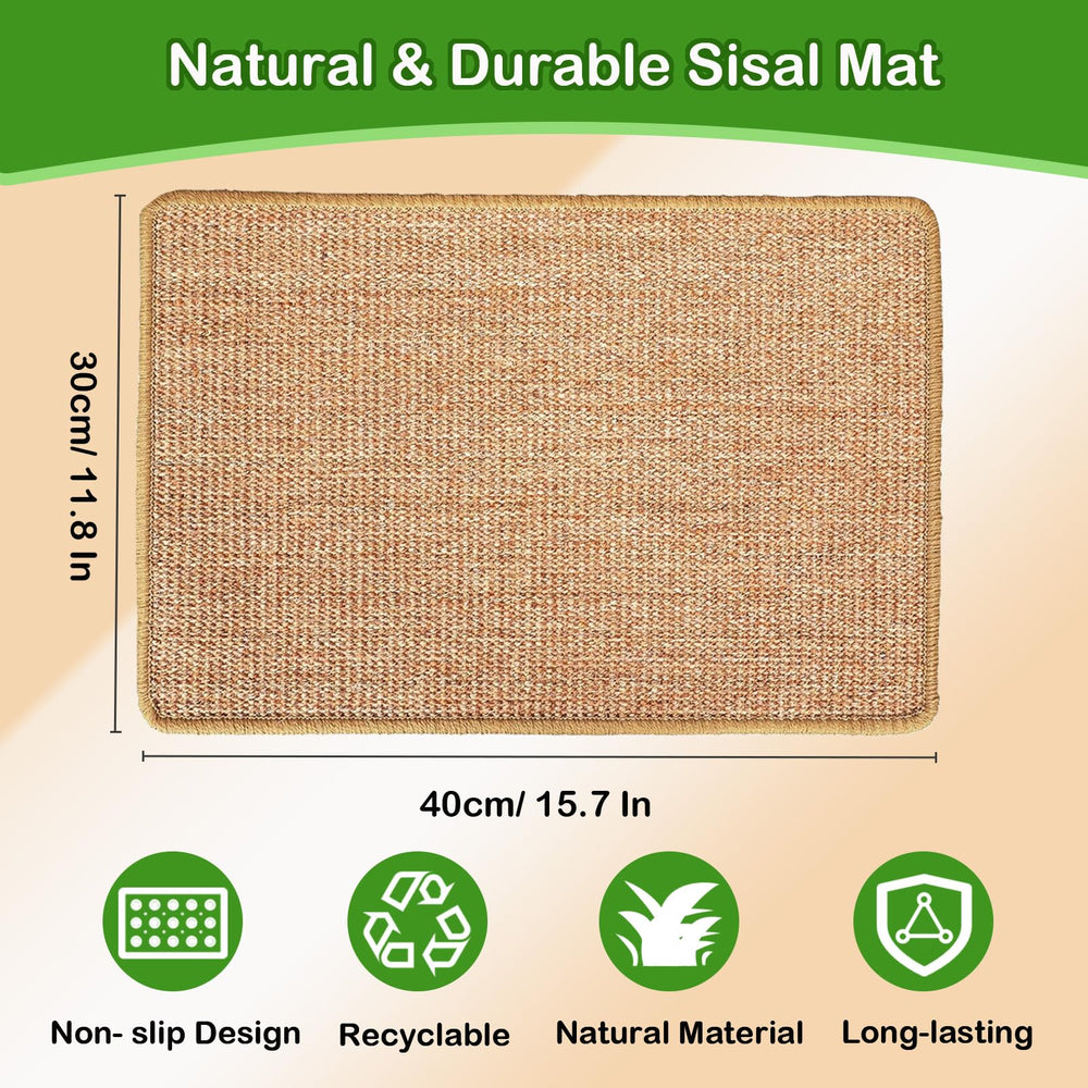 Mooydee con cinta doble para fijar rasca de sisal estable