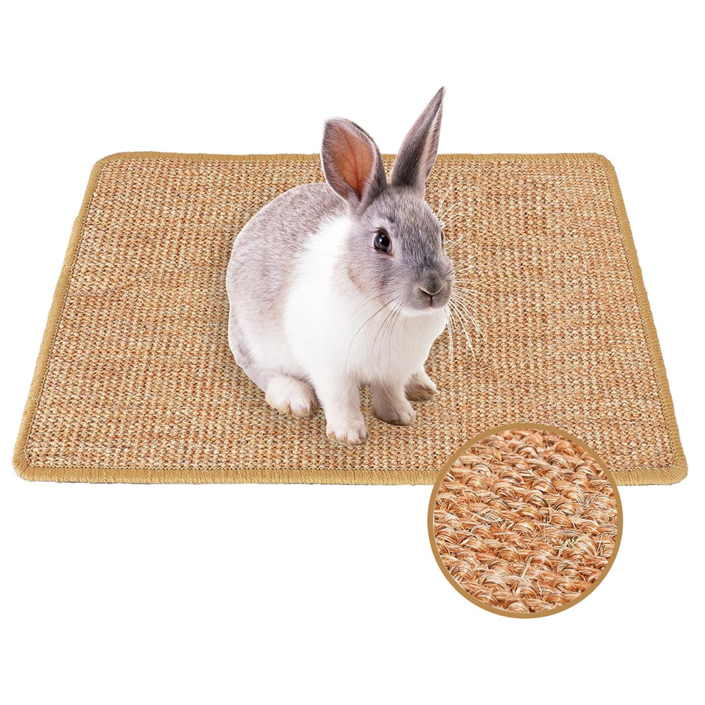 Mooydee rascador para conejos sisal 40x30 cm para rascar naturalmente