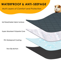Fondo impermeable Mooydee que evita filtraciones en jaula.