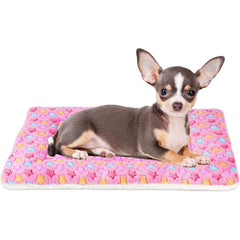 Cama Mora Pets para jaula con estrella rosa, ideal para viajes.