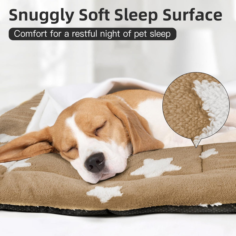 Mora Pets cama perro pequeño con diseño estrella, ideal para siestas.