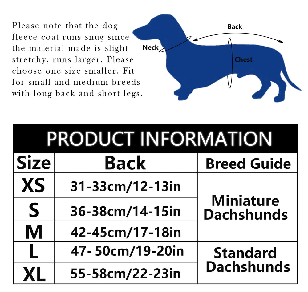 Morezi abrigo dachshund en color marrón, regalo práctico para mascotas.