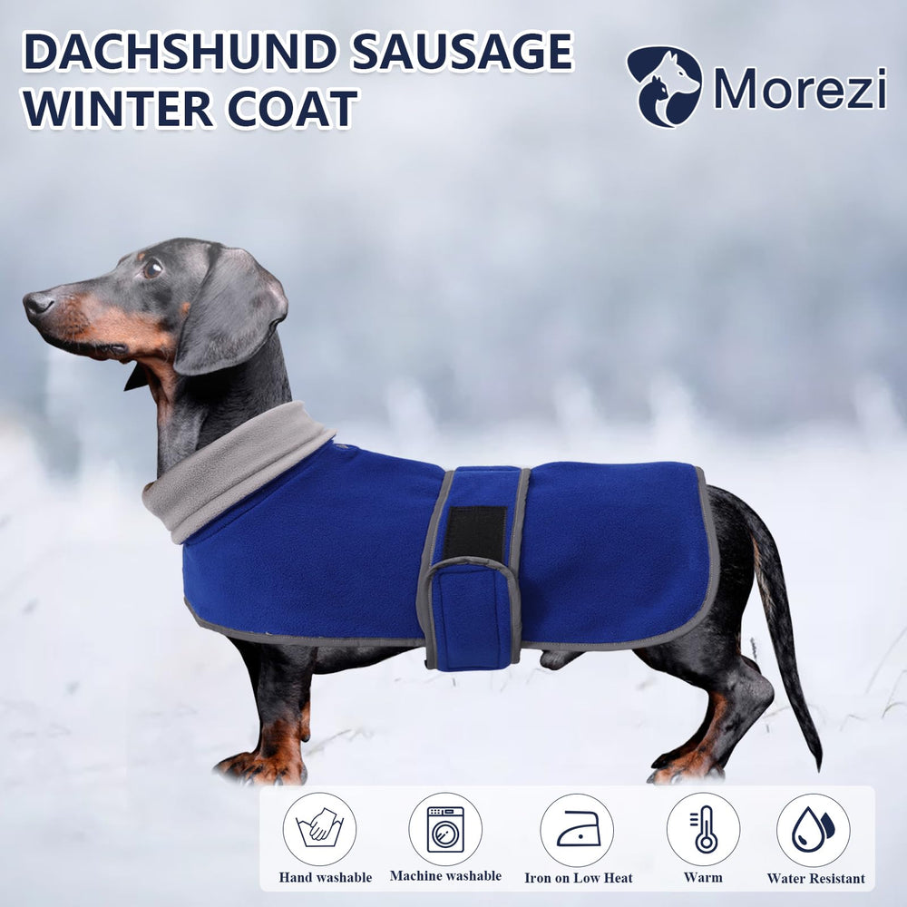 Morezi chaqueta dachshund reflectiva: borde reflectante para mayor visibilidad nocturna.