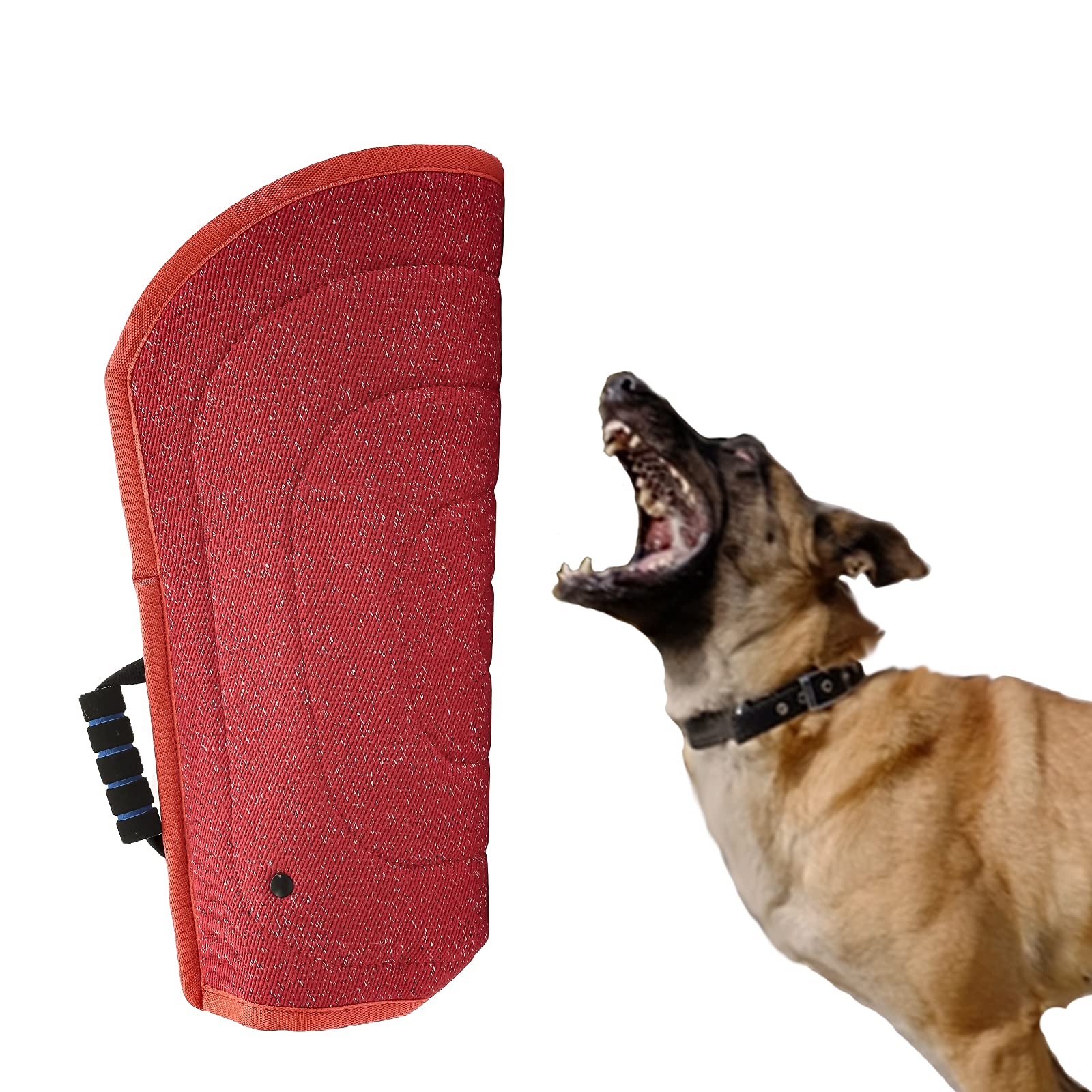 Morezi manga mordida acolchada, interior de algodón, flexible para mantener al perro seguro