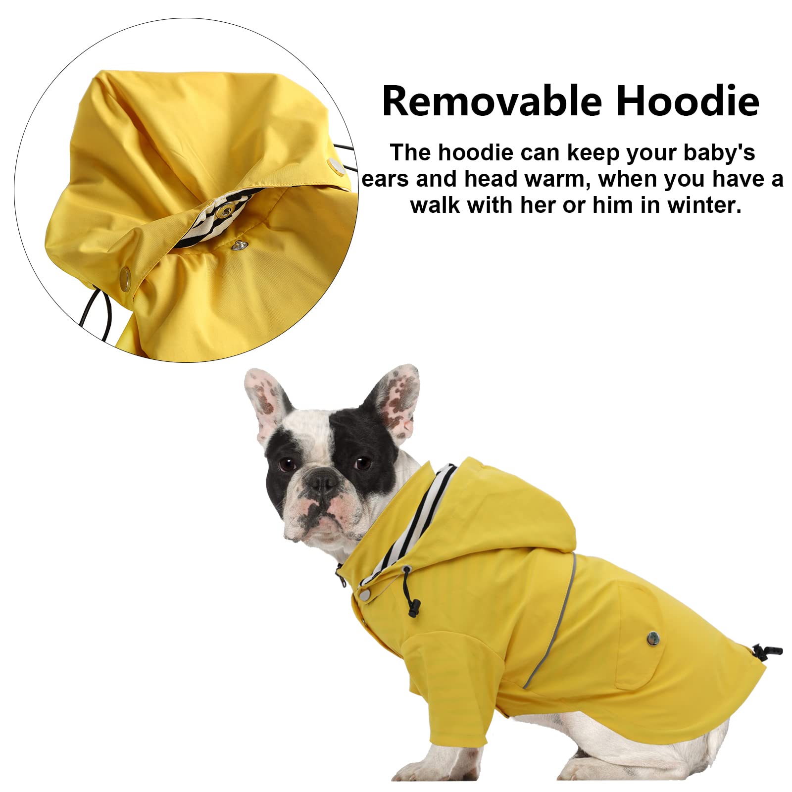 Morezi impermeable con cordón de ajuste para el pecho para un ajuste cómodo.