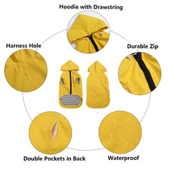 Morezi impermeable con bolsillos traseros para llaves y snacks durante paseos
