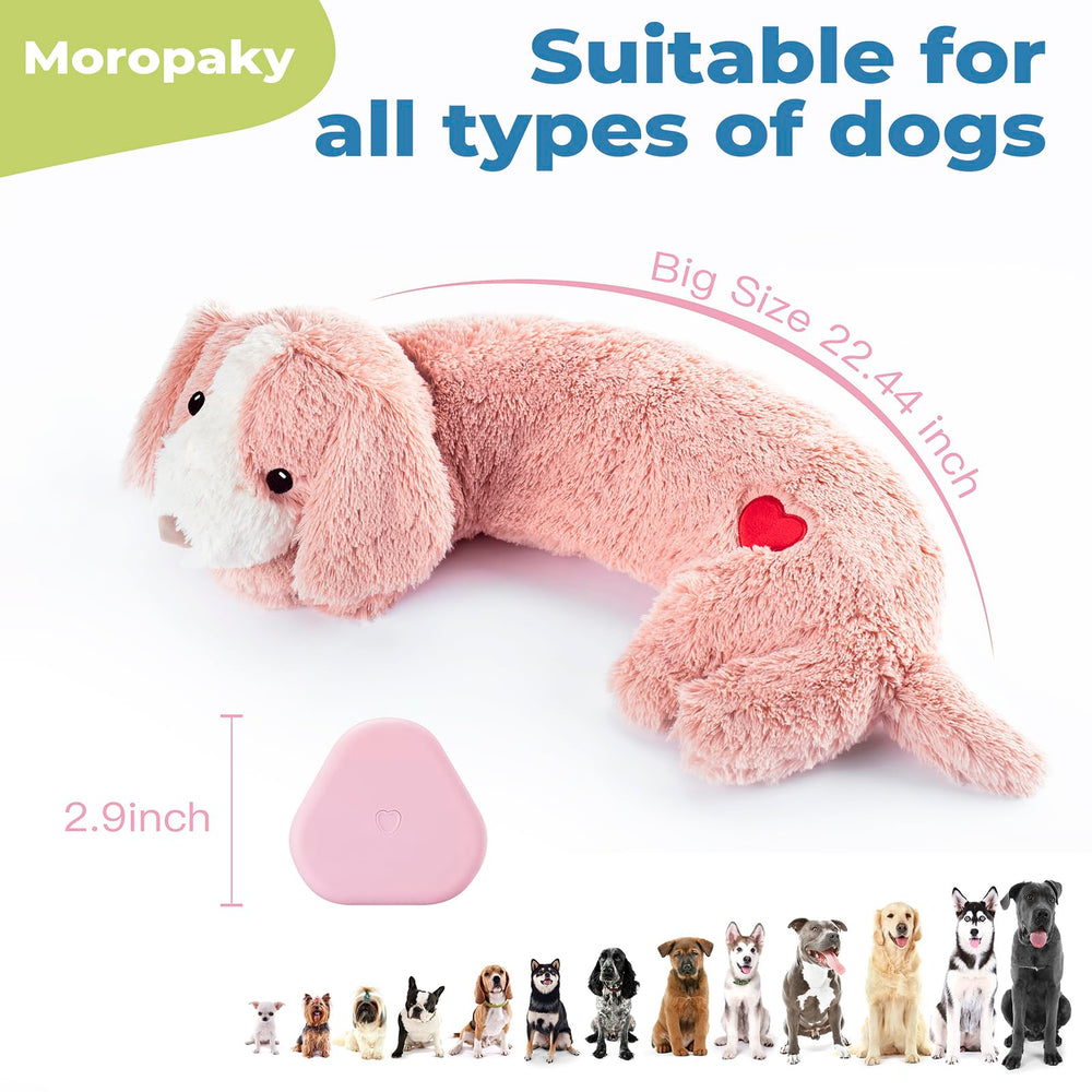 Moropaky Juguete Latido acompañamiento nocturno para perros nerviosos