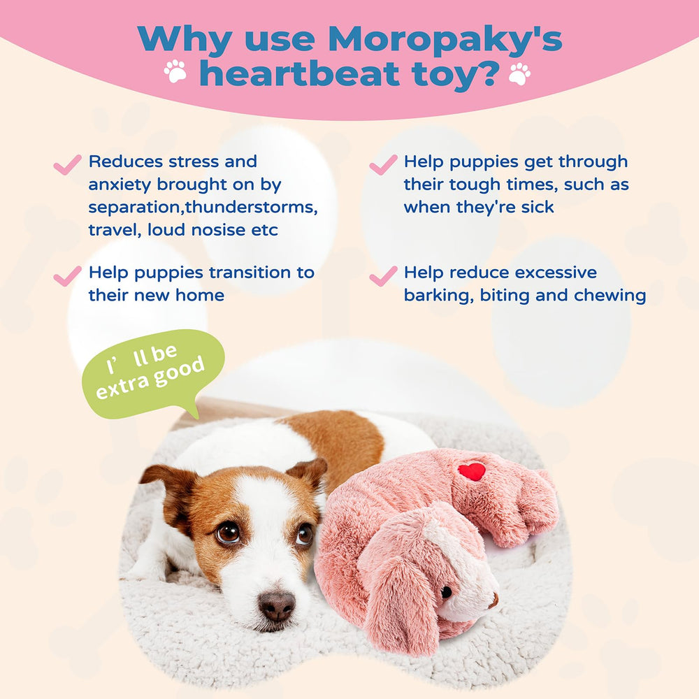 Moropaky Peluche Latido ofrece compañia constante para jaula