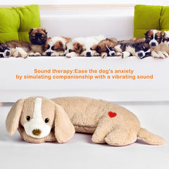 Moropaky Puppy Heartbeat Toy muestra compañía tierna para momentos estresantes.