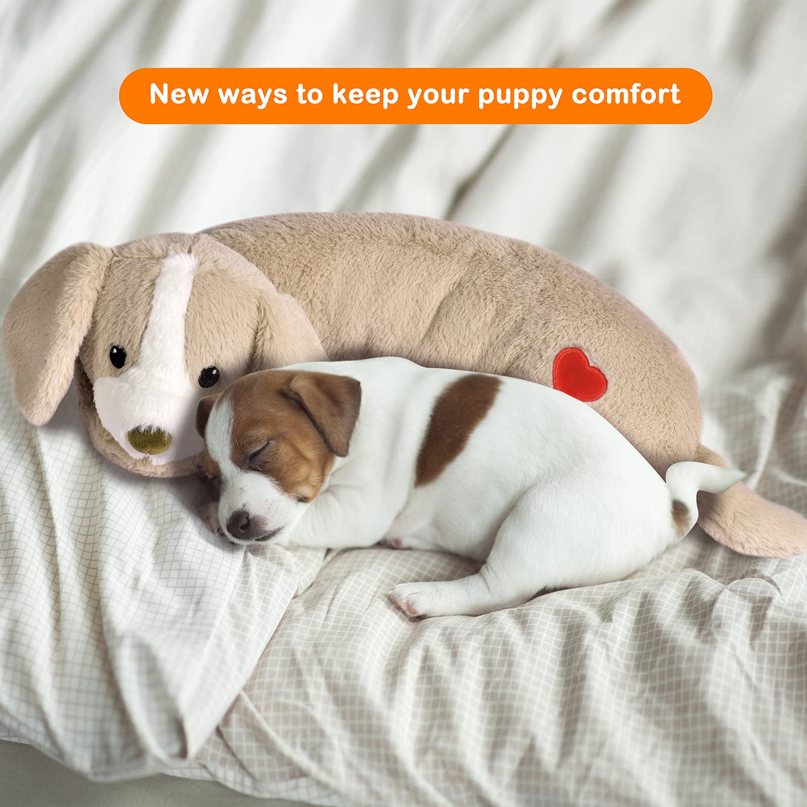 Moropaky Puppy Heartbeat Toy es peluche lavable a máquina.