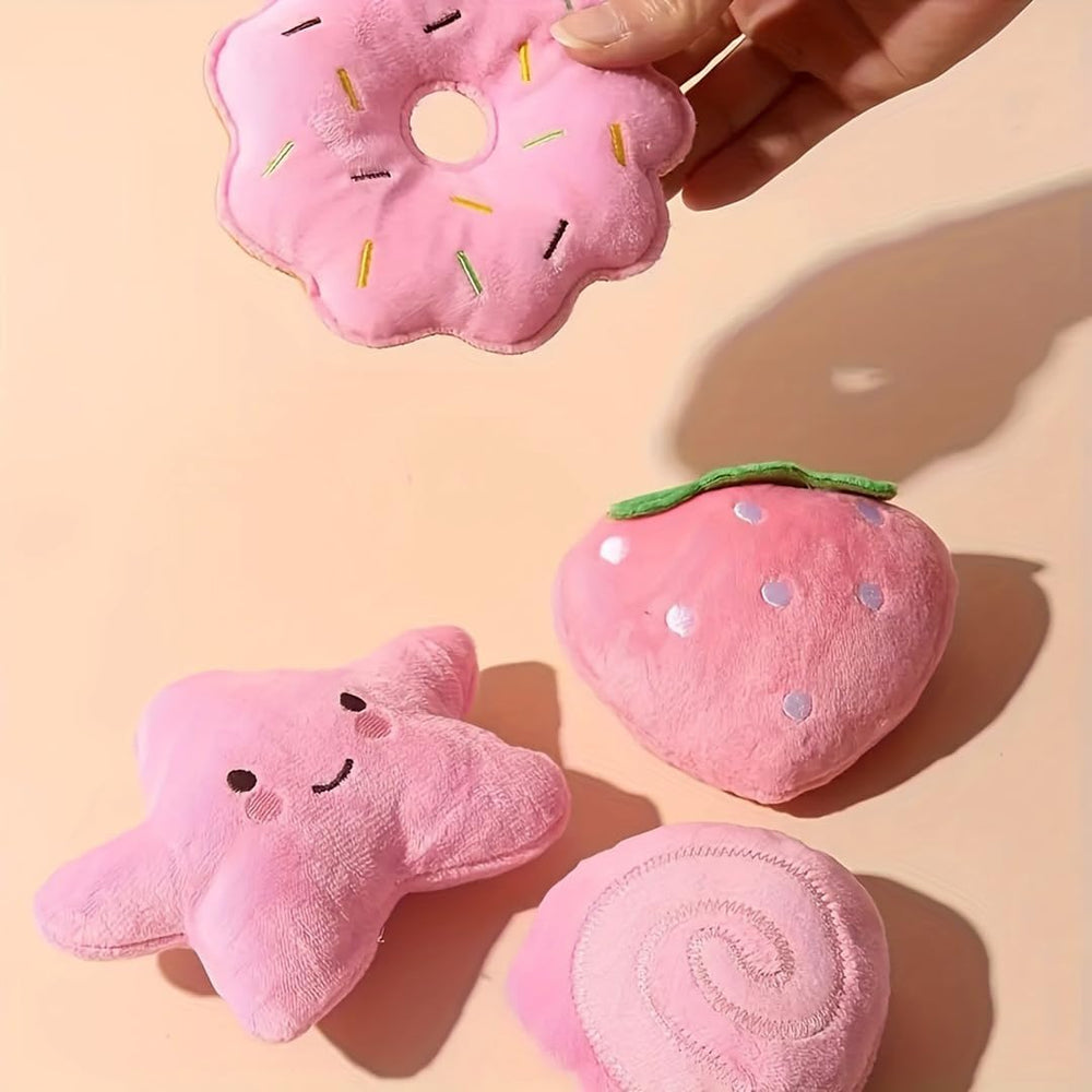 MOSYZEO donut rosado peluche, perfecto para juegos de atrapar y recoger