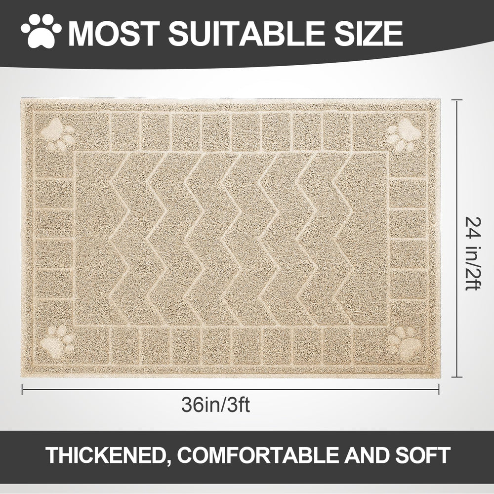 Motsamla diseño captura-arena para gatos, mantiene la arena dentro de la alfombrilla.