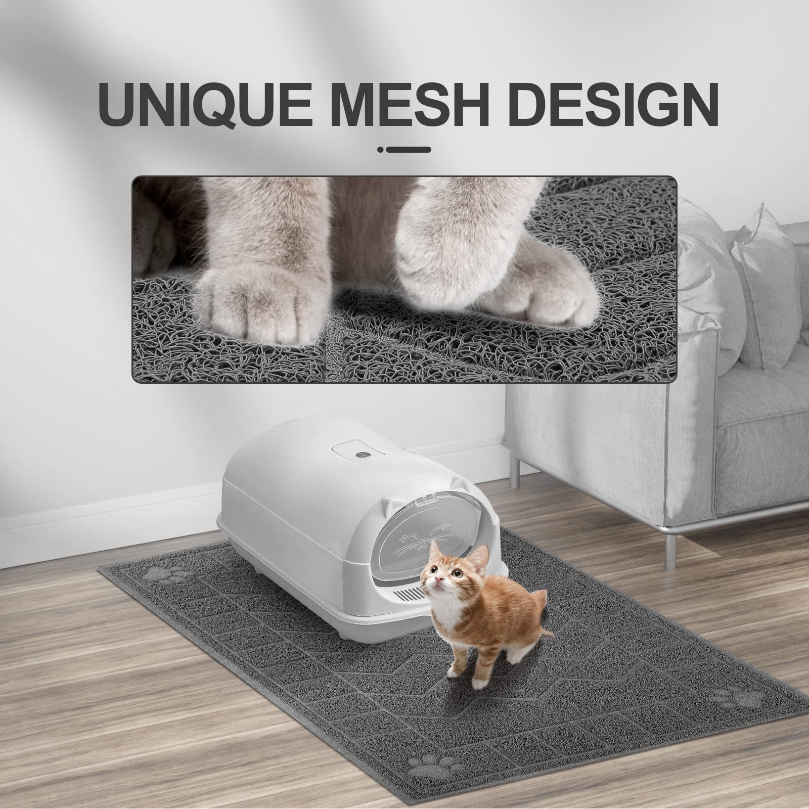 Tapis polyvalent Motsamla peut servir d'entrée intérieur ou extérieur.