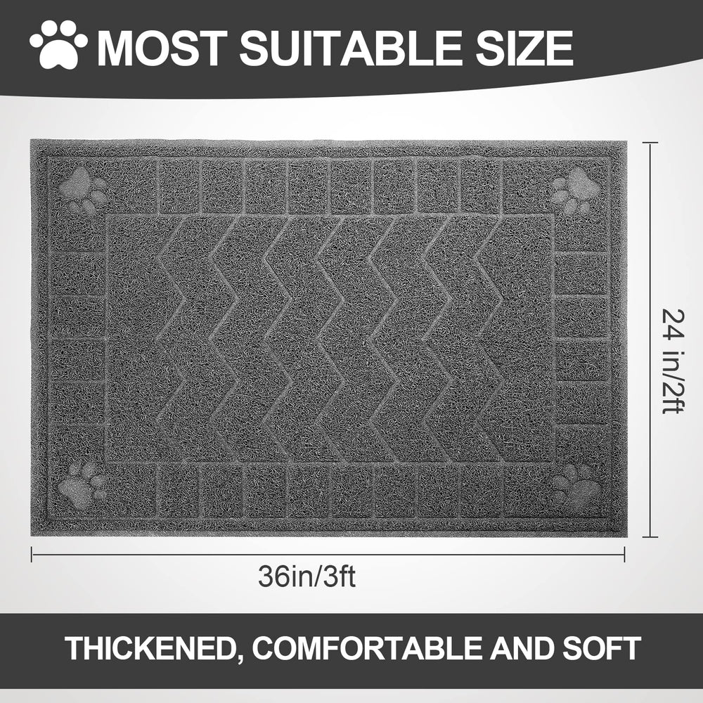 Tapis-litière Motsamla trappe-litière à mailles épaisses capture les particules.