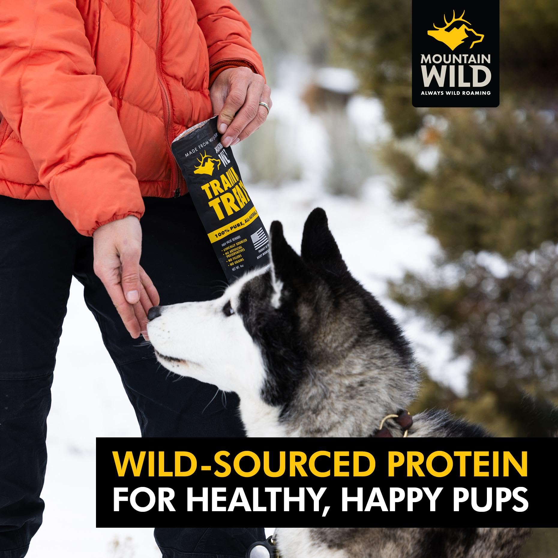 MOUNTAIN WILD sin-granos opción saludable para entrenamiento