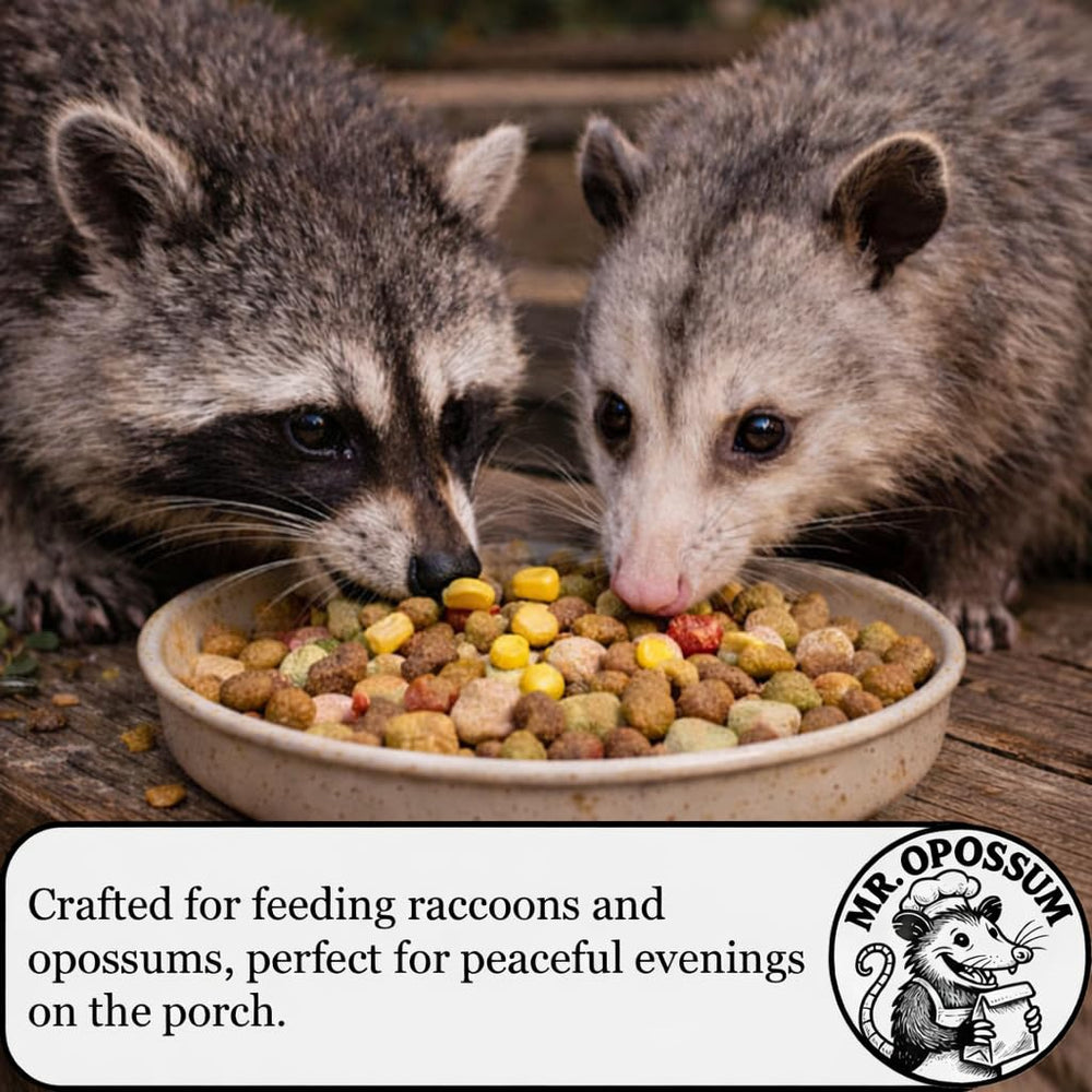 MR. OPOSSUM Midnight Munch trozos de cordero para una merienda selecta de fauna silvestre