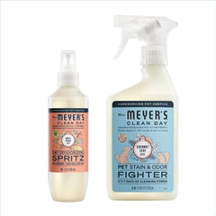 Desodorizante para gatos de Mrs. MEYER'S deja pelaje suave.