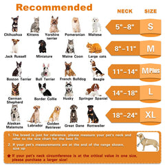 Collar para perros MRSOHRET, sandía cómodo y ajustable para recuperación