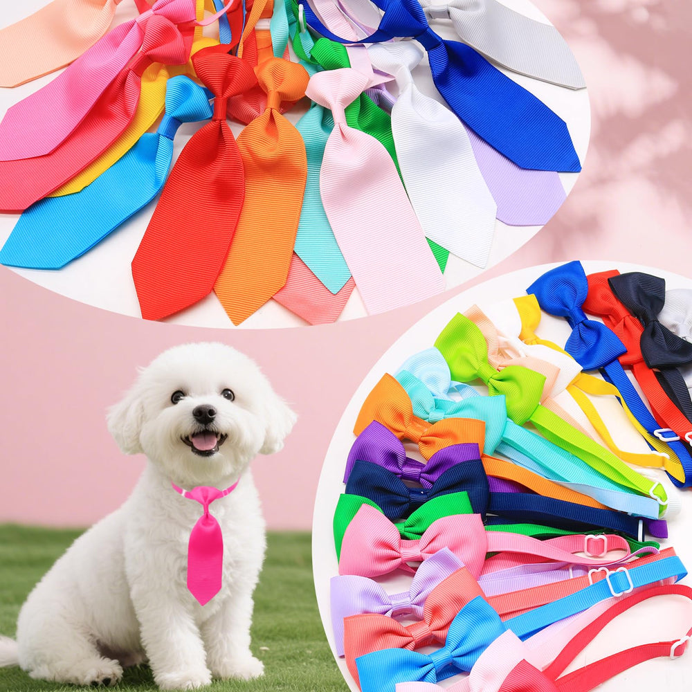 Accesorio de lazo para fotos con Mruq Pet, ideal para Navidad.