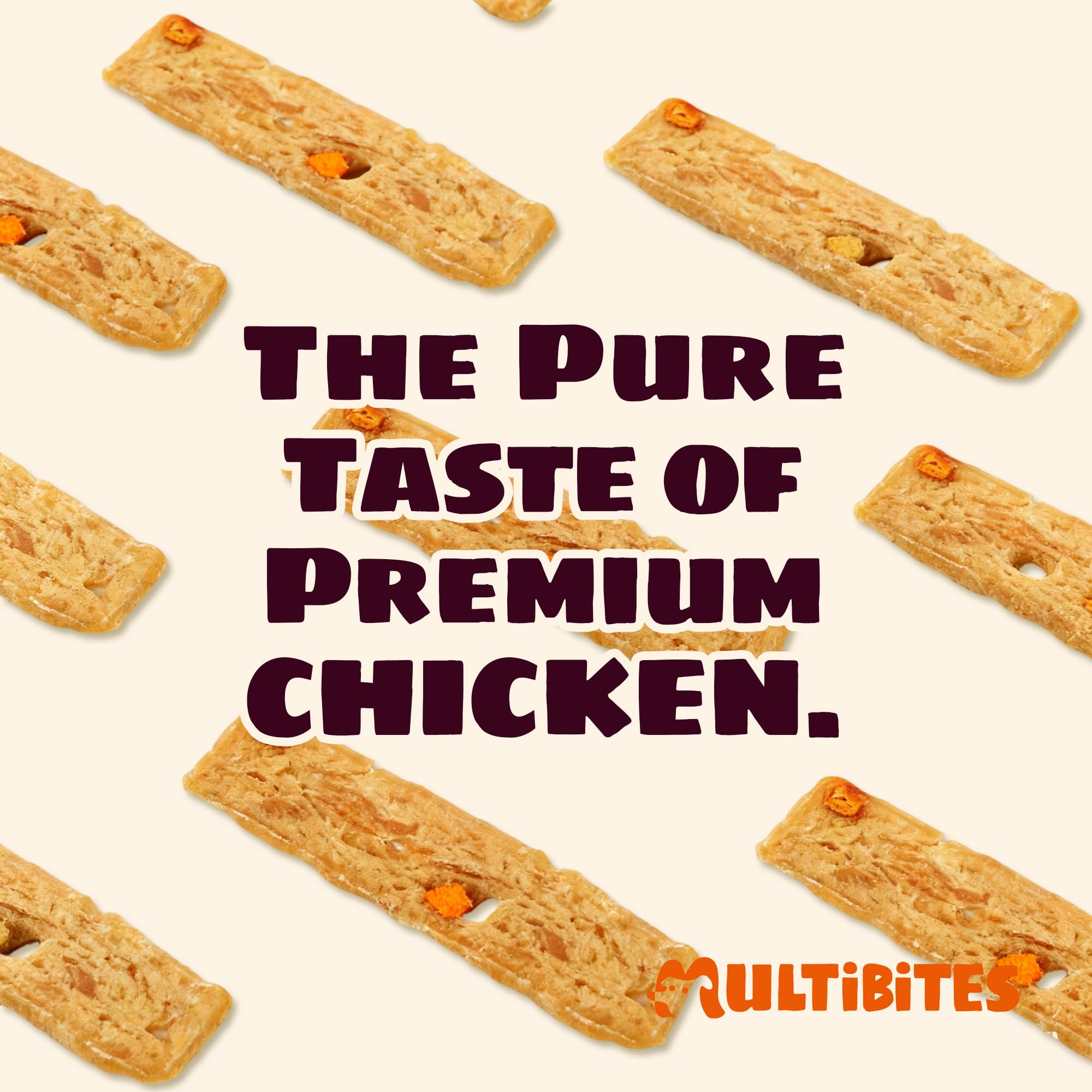 MULTIBITES snack sin granos, opción natural para perros.