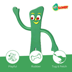 Gumby Multipet: juguete de goma para uso diario, fácil de limpiar.